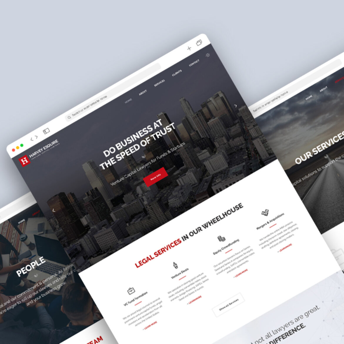 Diseño Web Harvey Squire